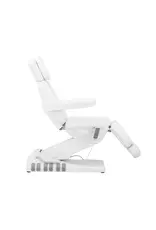 Mega Beauty Shop® Elektrische Behandelstoel  Luxury  (3 Motoren) Wit met Voetbediening
