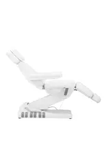 Mega Beauty Shop® Elektrische Behandelstoel  Luxury  (3 Motoren) Wit met Voetbediening