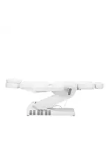 Mega Beauty Shop® Elektrische Behandelstoel  Luxury  (3 Motoren) Wit met Voetbediening