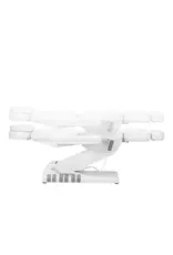 Mega Beauty Shop® Elektrische Behandelstoel  Luxury  (3 Motoren) Wit met Voetbediening