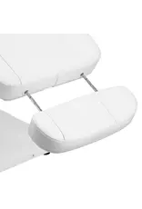 Mega Beauty Shop® Elektrische Behandelstoel  Luxury  (3 Motoren) Wit met Voetbediening