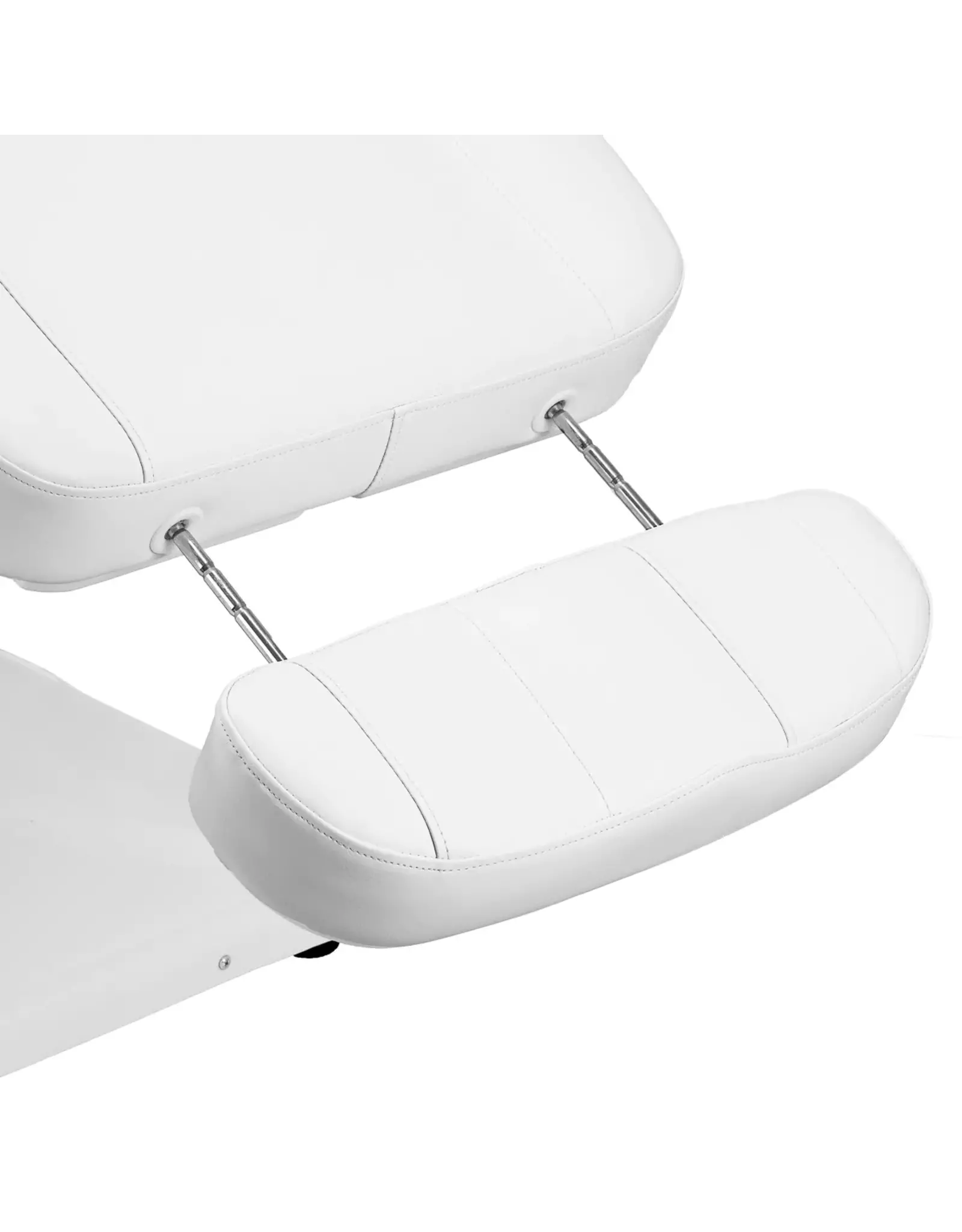 Mega Beauty Shop® Elektrische Behandelstoel  Luxury  (3 Motoren) Wit met Voetbediening
