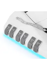 Mega Beauty Shop® Elektrische Behandelstoel  Luxury  (3 Motoren) Wit met Voetbediening