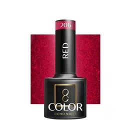 Mega Beauty Shop® Gel polish 5ml. Red 206 TPO -free