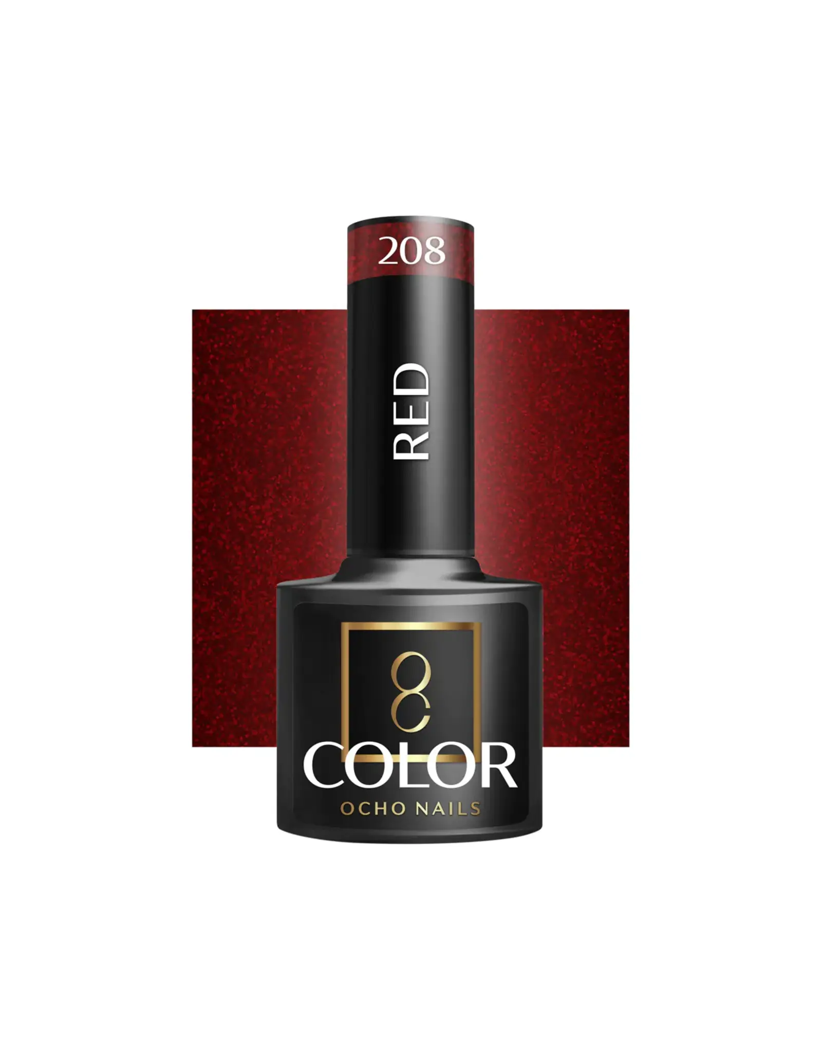 Mega Beauty Shop® Gel polish 5ml. Red 208 TPO -free