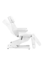 Mega Beauty Shop® Elektrische Behandelstoel  Luxury  (3 Motoren) Wit met Voetbediening - Copy