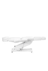 Mega Beauty Shop® Elektrische Behandelstoel  Luxury  (3 Motoren) Wit met Voetbediening - Copy