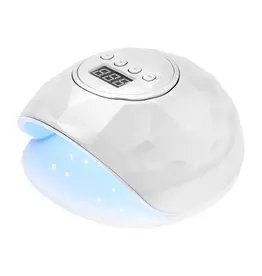 Mega Beauty Shop® UV LED lamp  Shiny zilver 86W