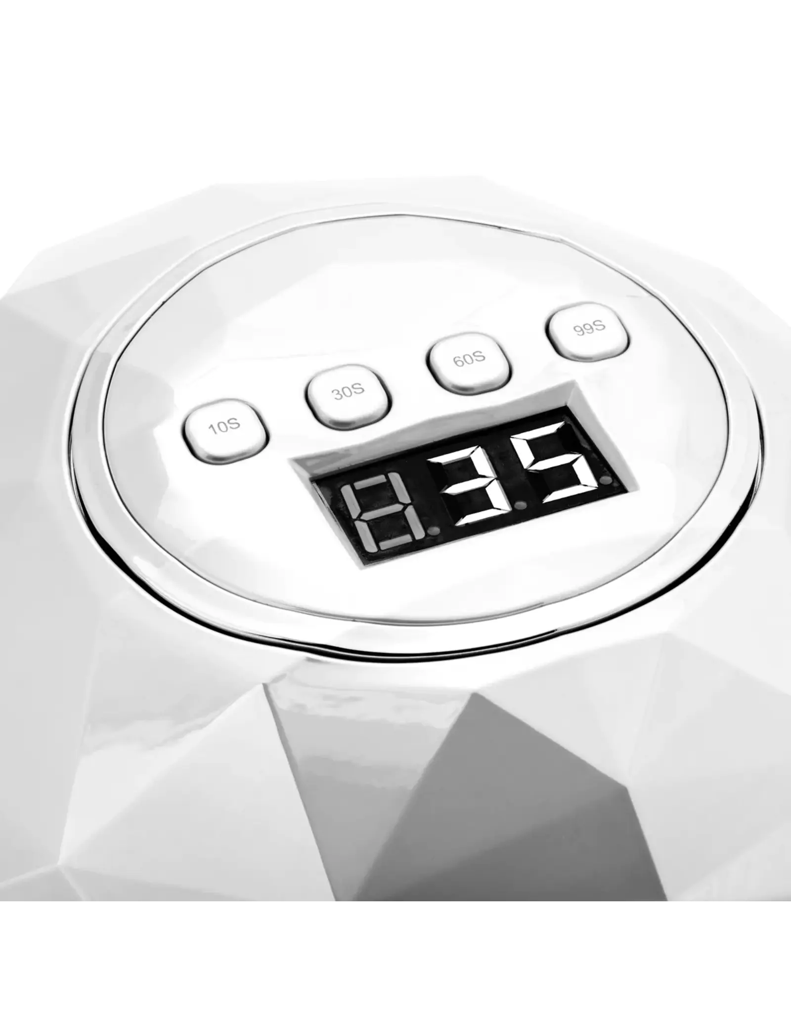 Mega Beauty Shop® UV LED lamp  Shiny zilver 86W