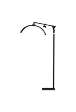 Mega Beauty Shop® Half Moon Light LED Moonlight Zwart met statief
