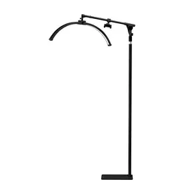 Mega Beauty Shop® Half Moon Light LED Moonlight Zwart met statief