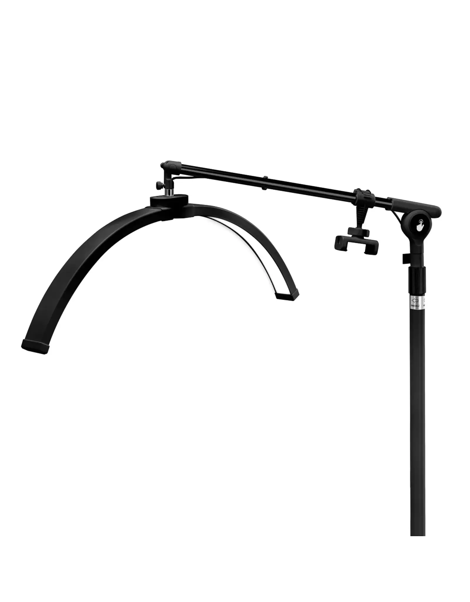 Mega Beauty Shop® Half Moon Light LED Moonlight Zwart met statief