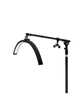 Mega Beauty Shop® Half Moon Light LED Moonlight Zwart met statief