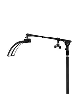 Mega Beauty Shop® Half Moon Light LED Moonlight Zwart met statief