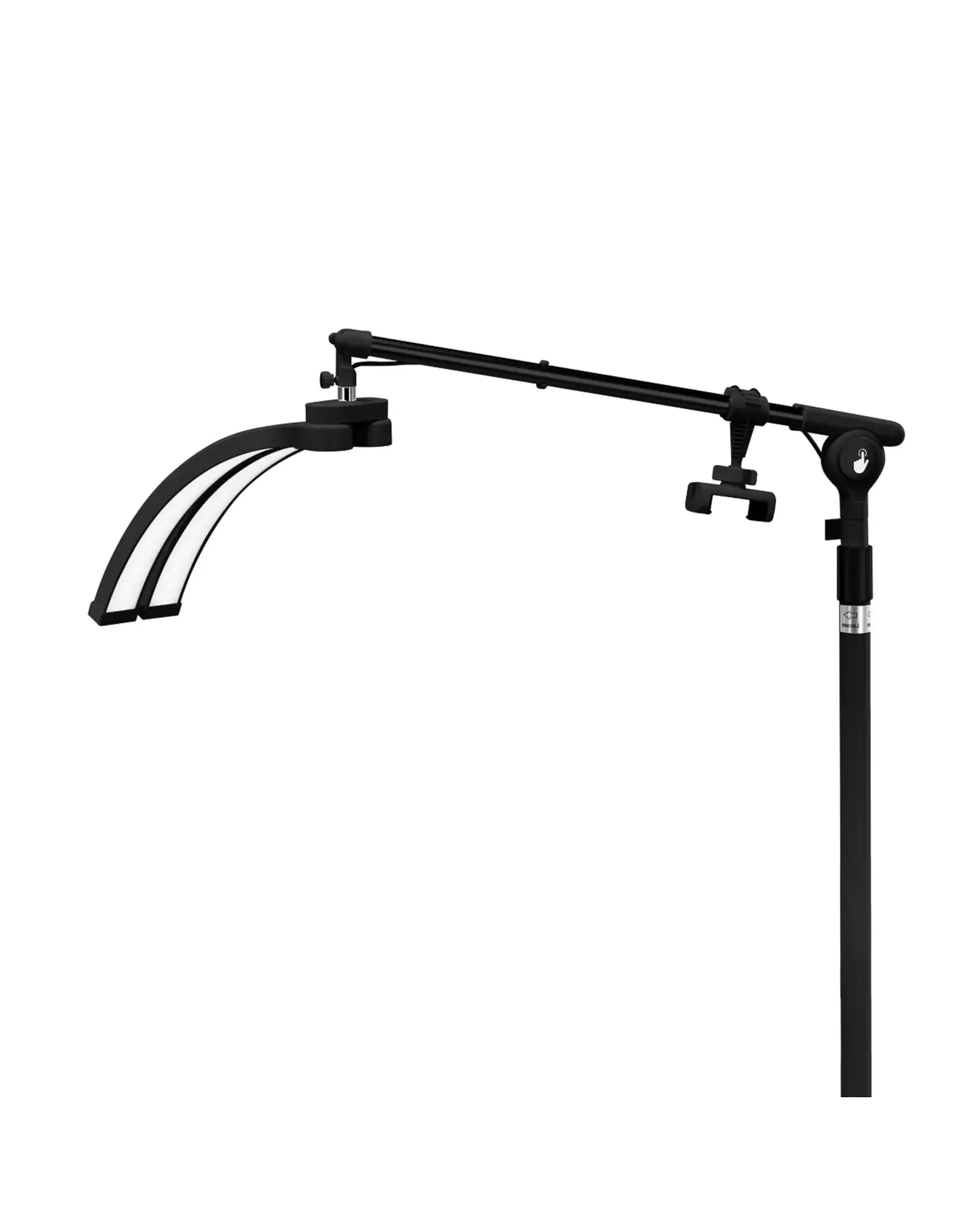 Mega Beauty Shop® Half Moon Light LED Moonlight Zwart met statief