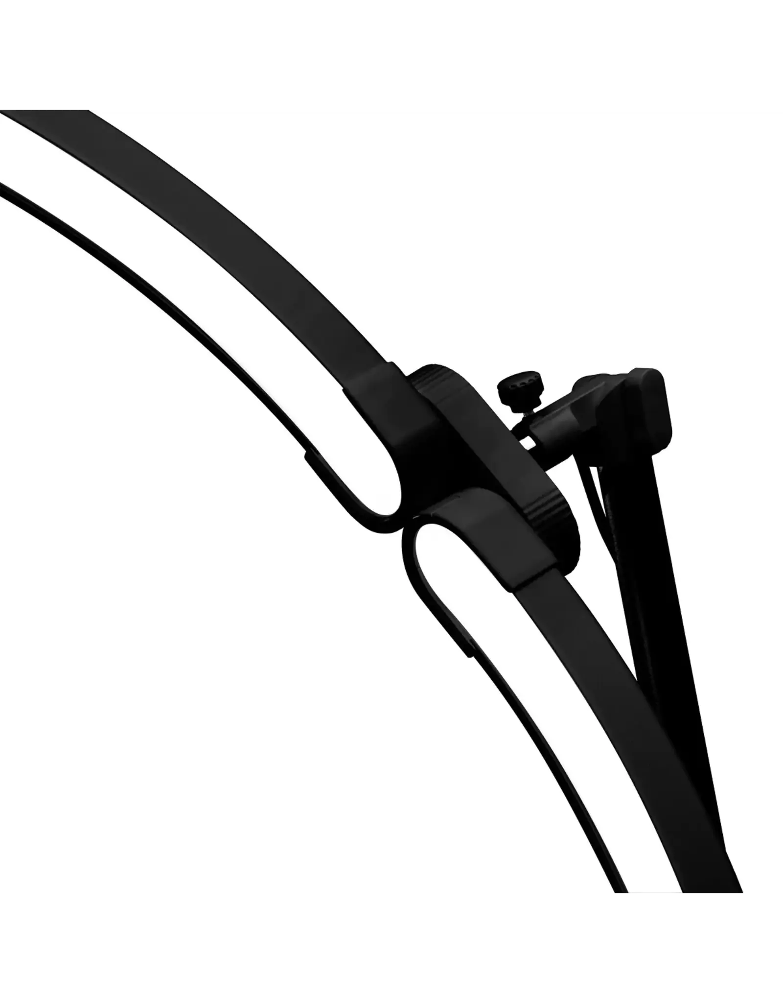 Mega Beauty Shop® Half Moon Light LED Moonlight Zwart met statief