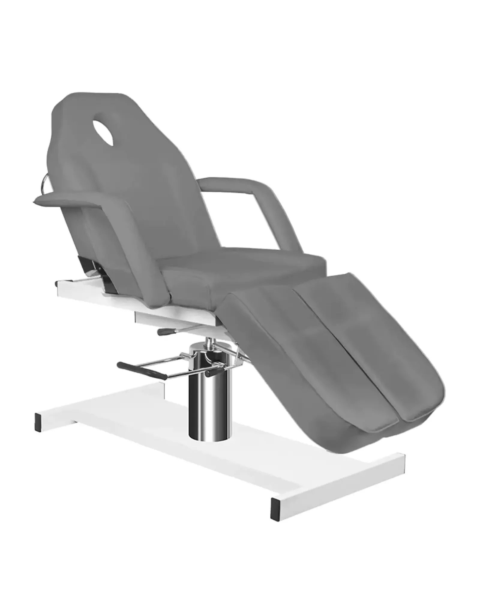 Mega Beauty Shop® Behandelstoel/Pedicurestoel grijs