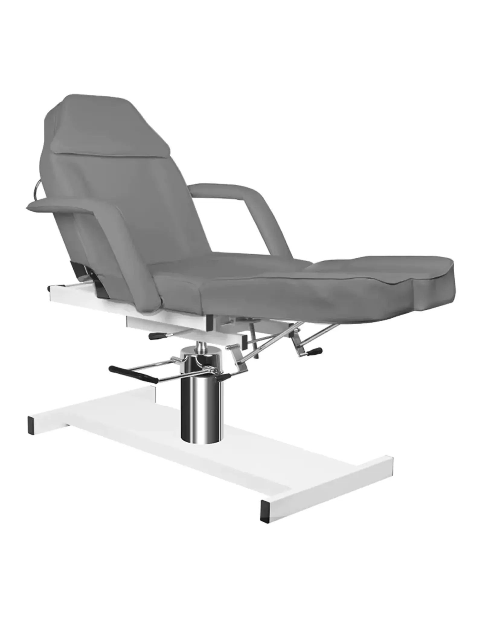 Mega Beauty Shop® Behandelstoel/Pedicurestoel grijs