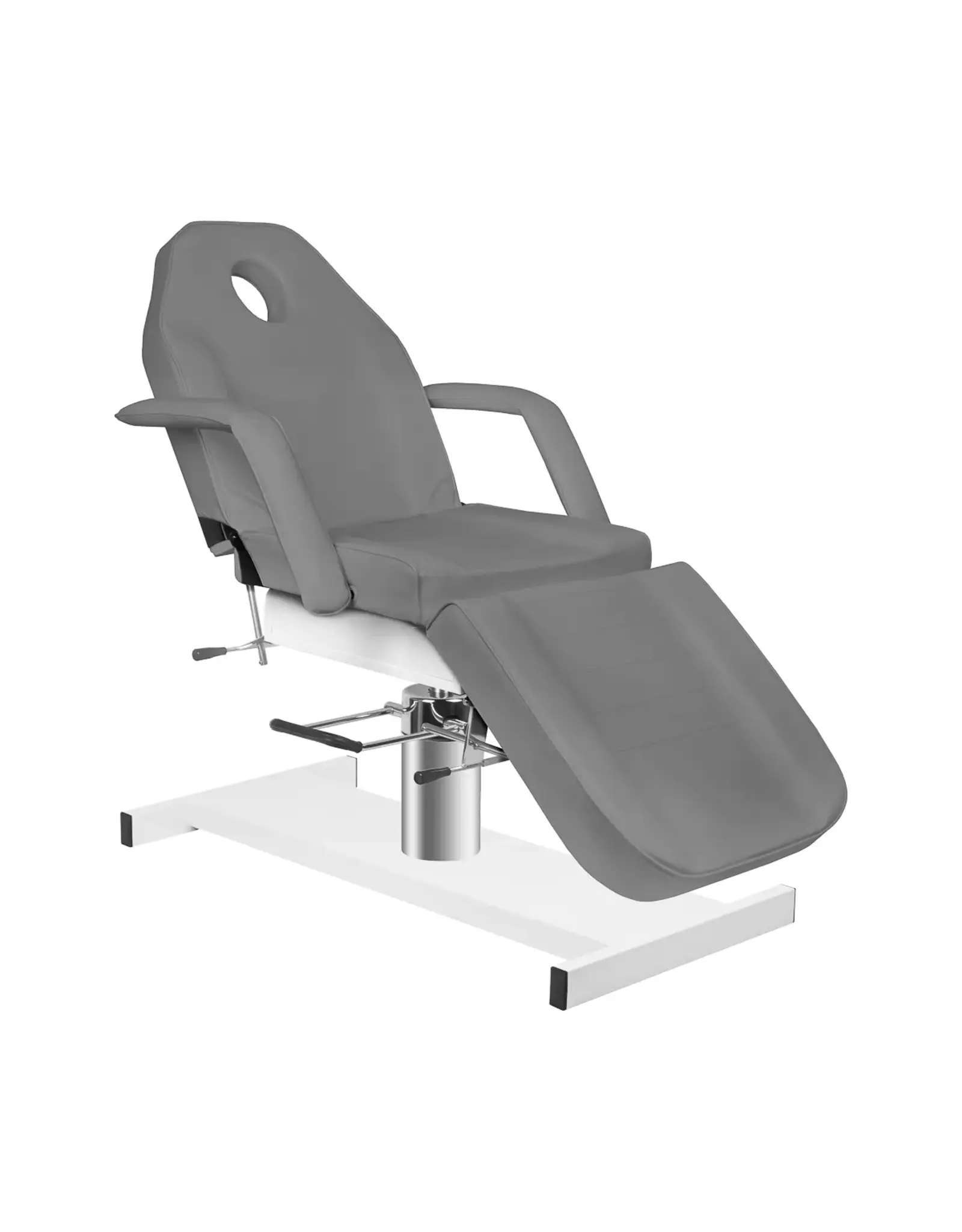 Mega Beauty Shop® Behandelstoel/Pedicurestoel grijs