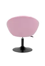 Mega Beauty Shop® Draaistoel LUX roze fluweel
