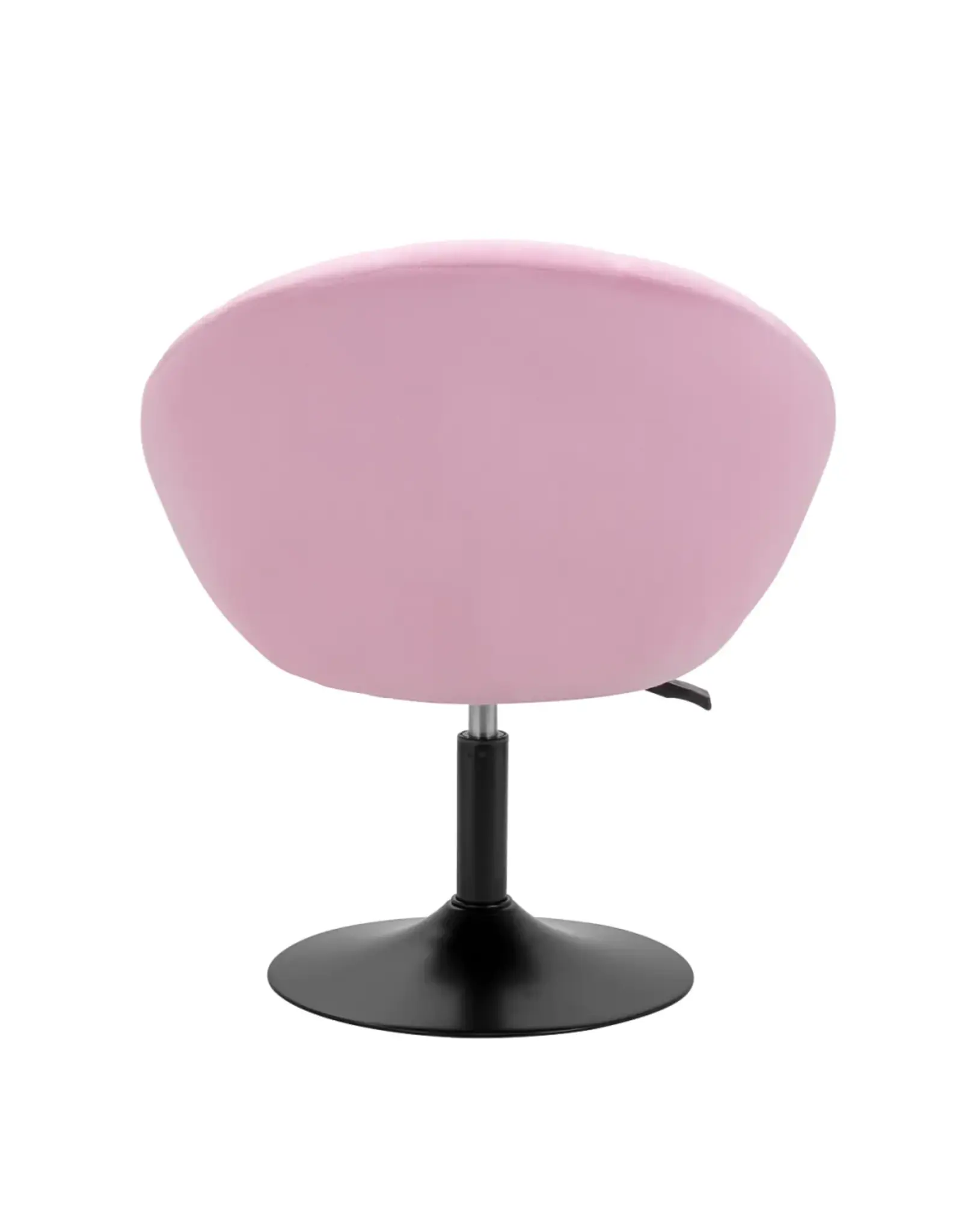 Mega Beauty Shop® Draaistoel LUX roze fluweel