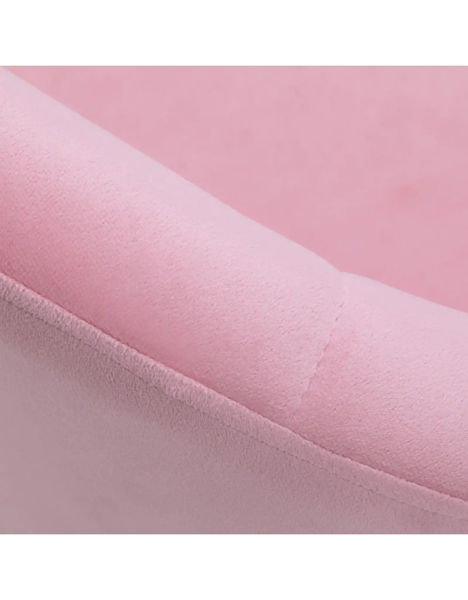 Mega Beauty Shop® Draaistoel LUX roze fluweel