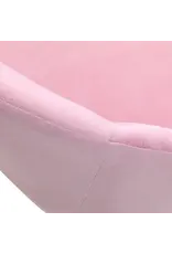 Mega Beauty Shop® Draaistoel LUX roze fluweel