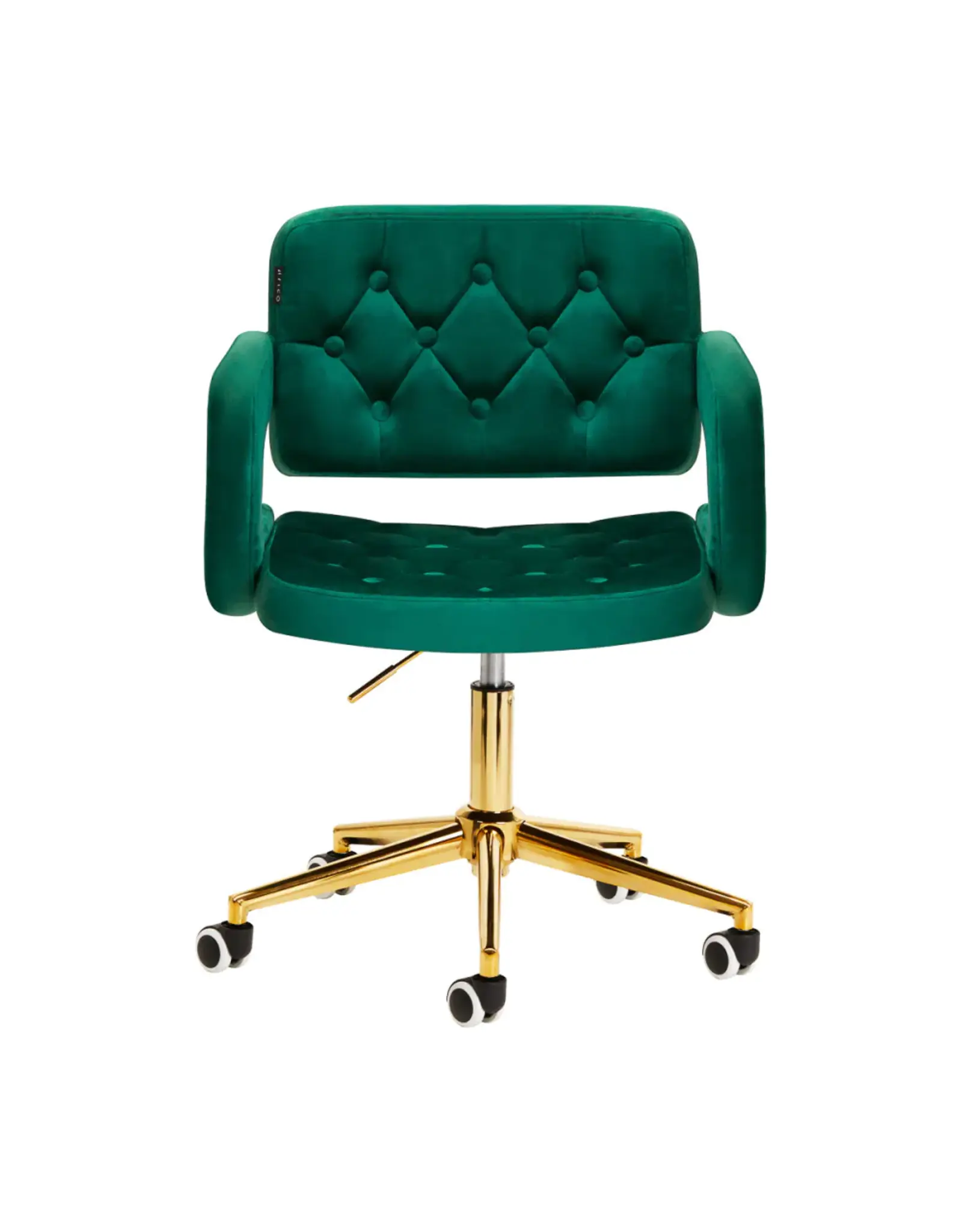 Mega Beauty Shop® Draaistoel LUX groen fluweel