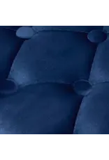 Mega Beauty Shop® Draaistoel LUX marineblauw fluweel