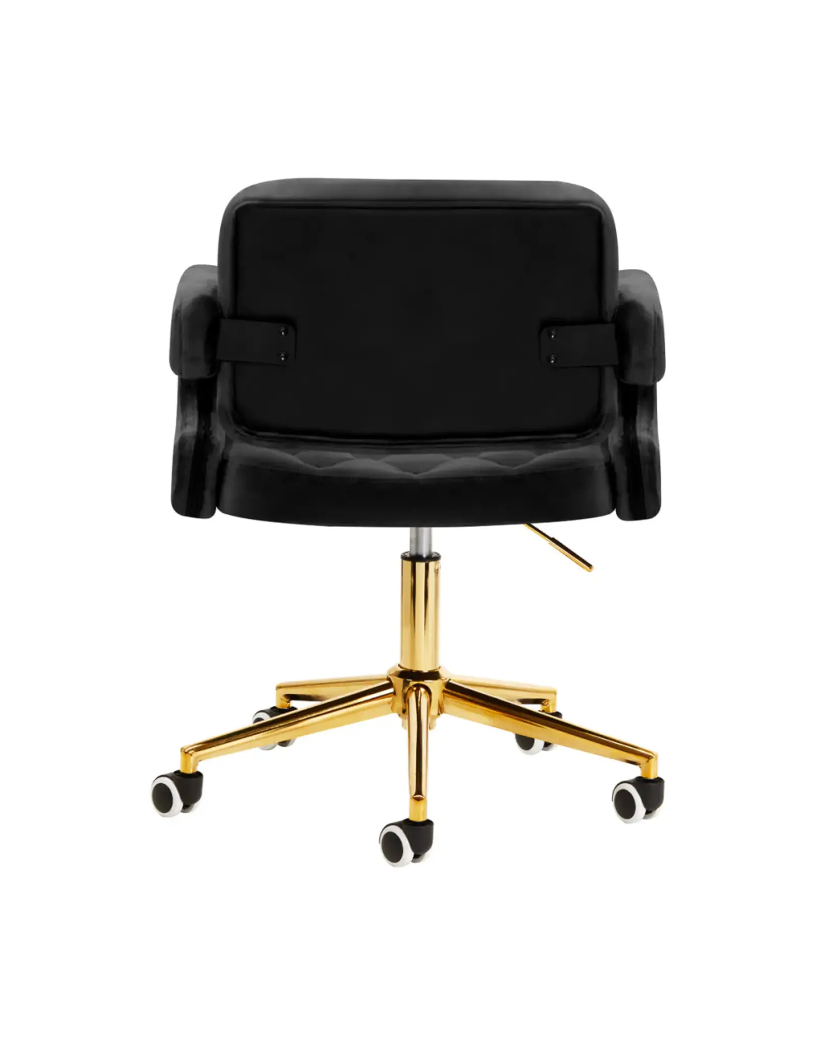 Mega Beauty Shop® Draaistoel LUX zwart fluweel