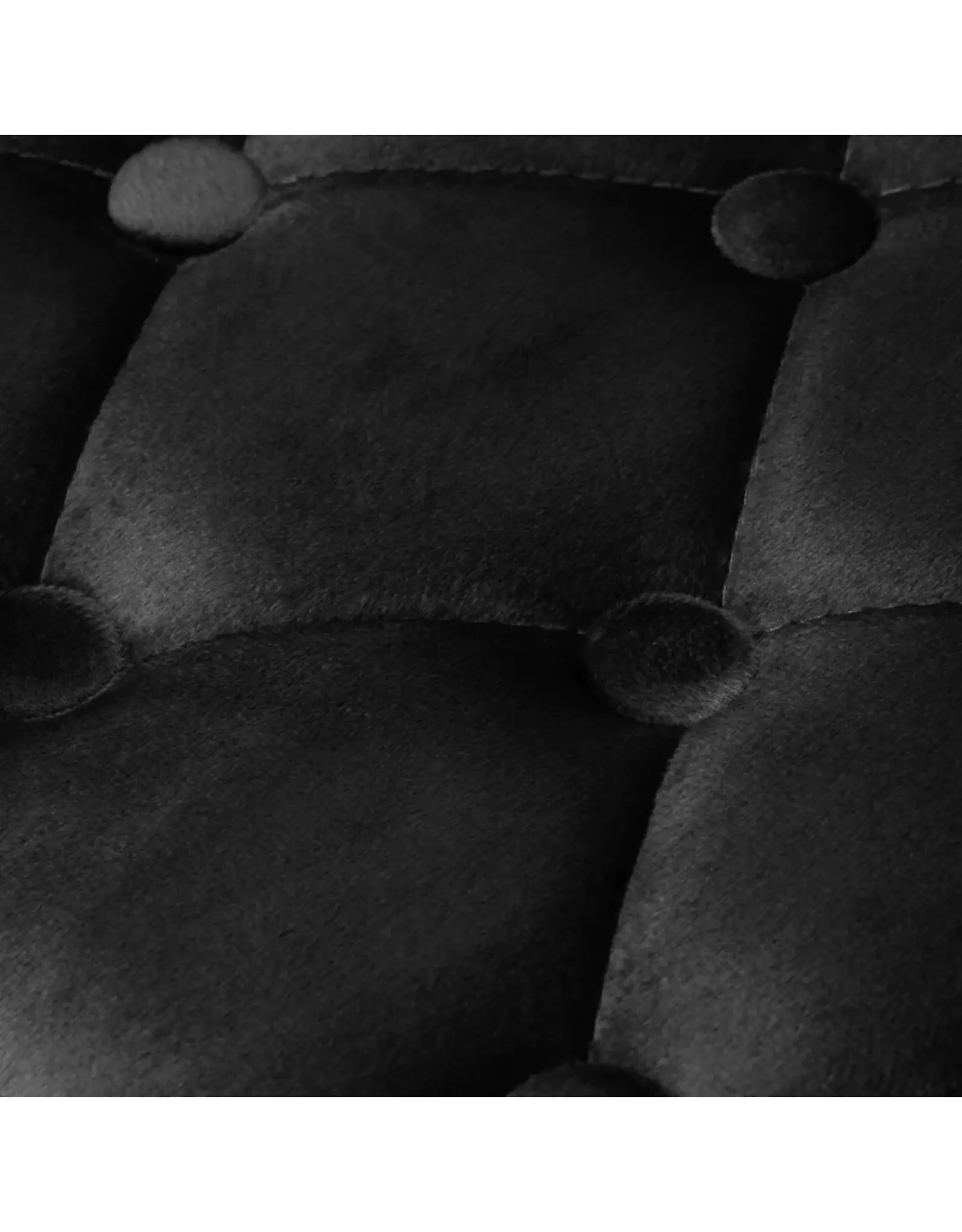 Mega Beauty Shop® Draaistoel LUX zwart fluweel