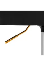 Mega Beauty Shop® Draaistoel LUX zwart fluweel