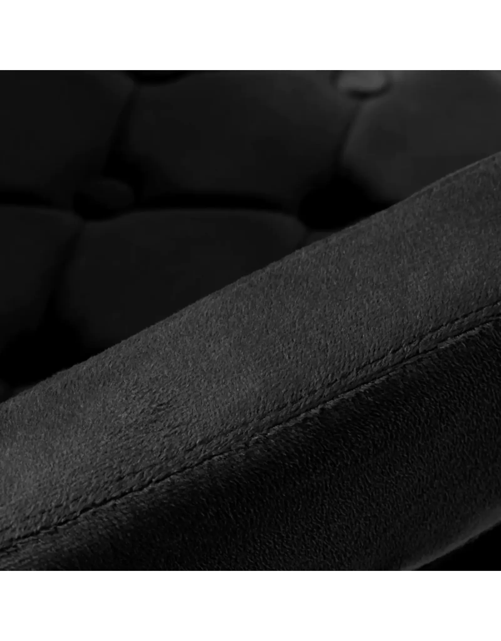 Mega Beauty Shop® Draaistoel LUX zwart fluweel