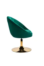 Mega Beauty Shop® Draaistoel LUX groen fluweel