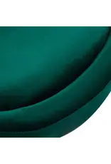 Mega Beauty Shop® Draaistoel LUX groen fluweel