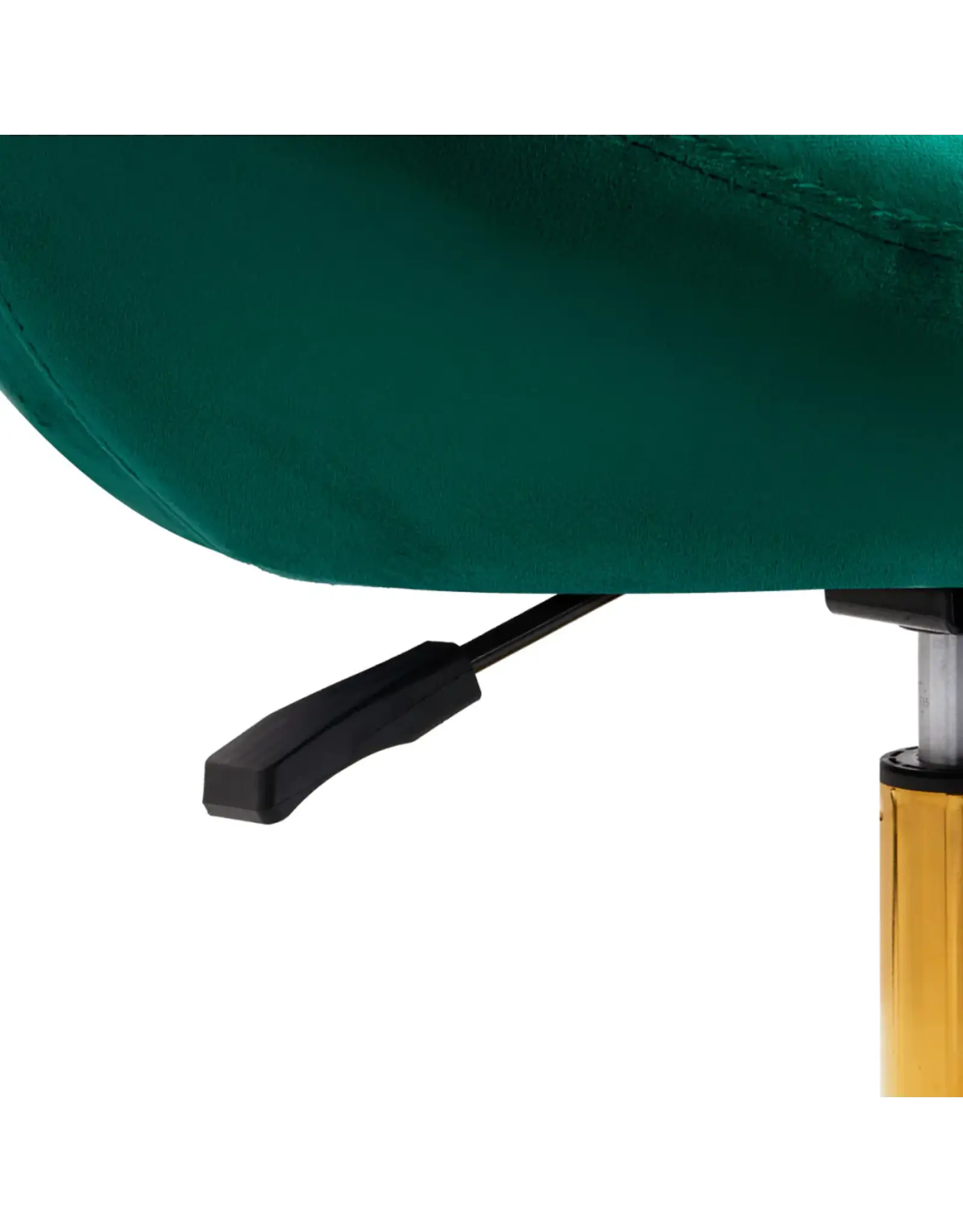 Mega Beauty Shop® Draaistoel LUX groen fluweel