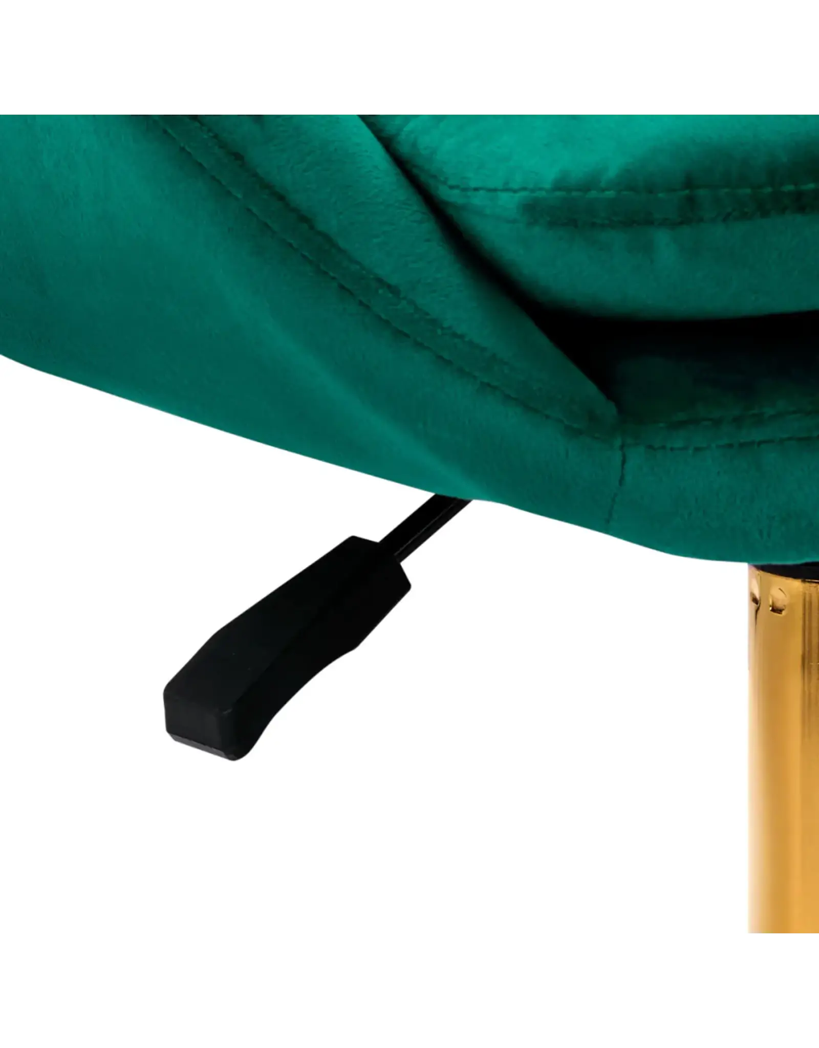 Mega Beauty Shop® Draaistoel LUX groen fluweel