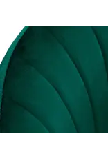 Mega Beauty Shop® Draaistoel LUX groen fluweel