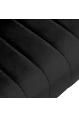 Mega Beauty Shop® Draaistoel LUX zwart fluweel