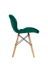 Mega Beauty Shop® Stoel LUX Groen Fluweel