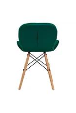 Mega Beauty Shop® Stoel LUX Groen Fluweel