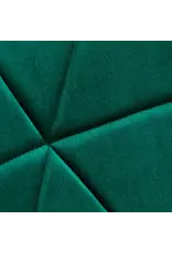 Mega Beauty Shop® Stoel LUX Groen Fluweel