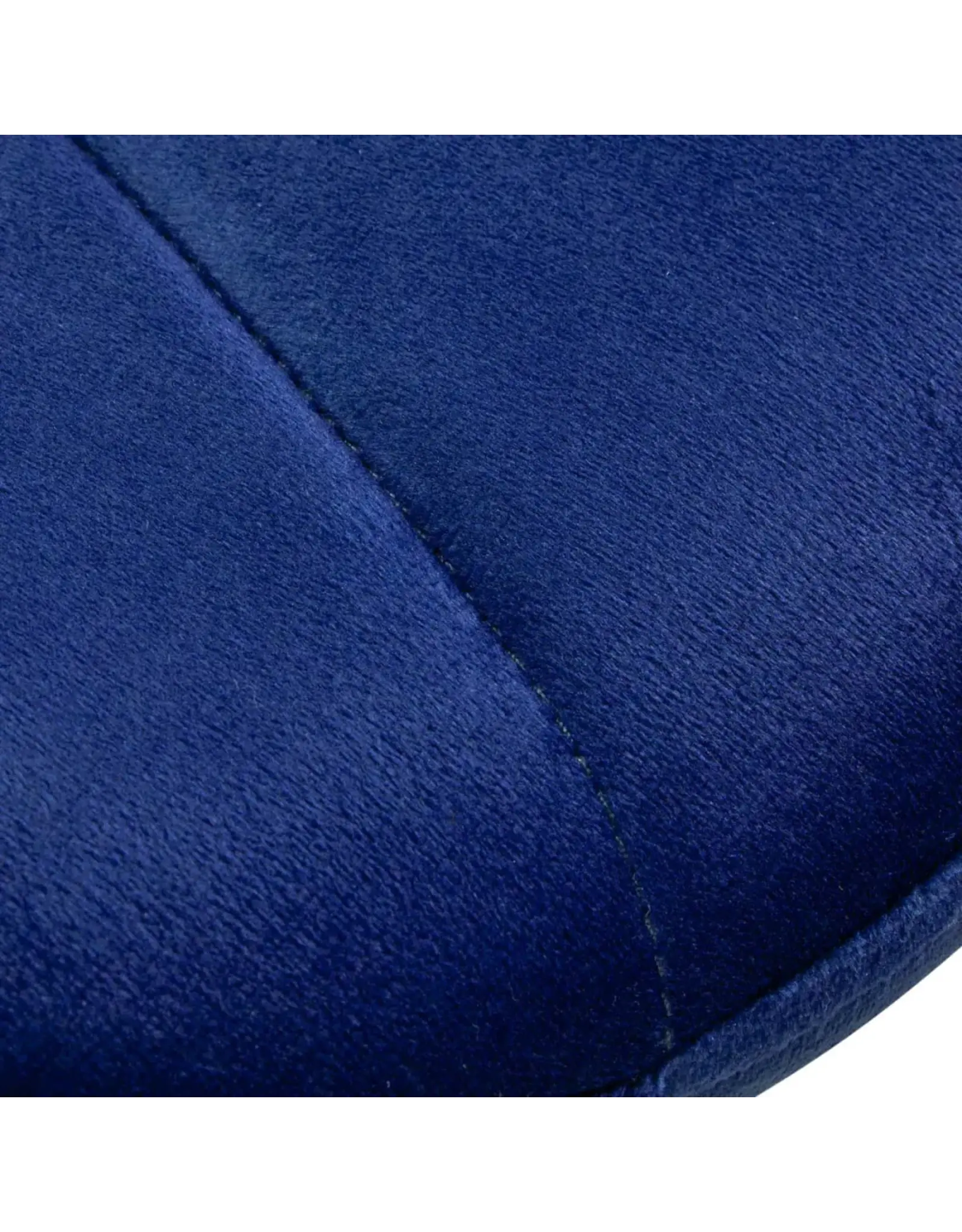 Mega Beauty Shop® Stoel LUX Blauw Fluweel