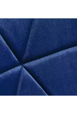 Mega Beauty Shop® Stoel LUX Blauw Fluweel