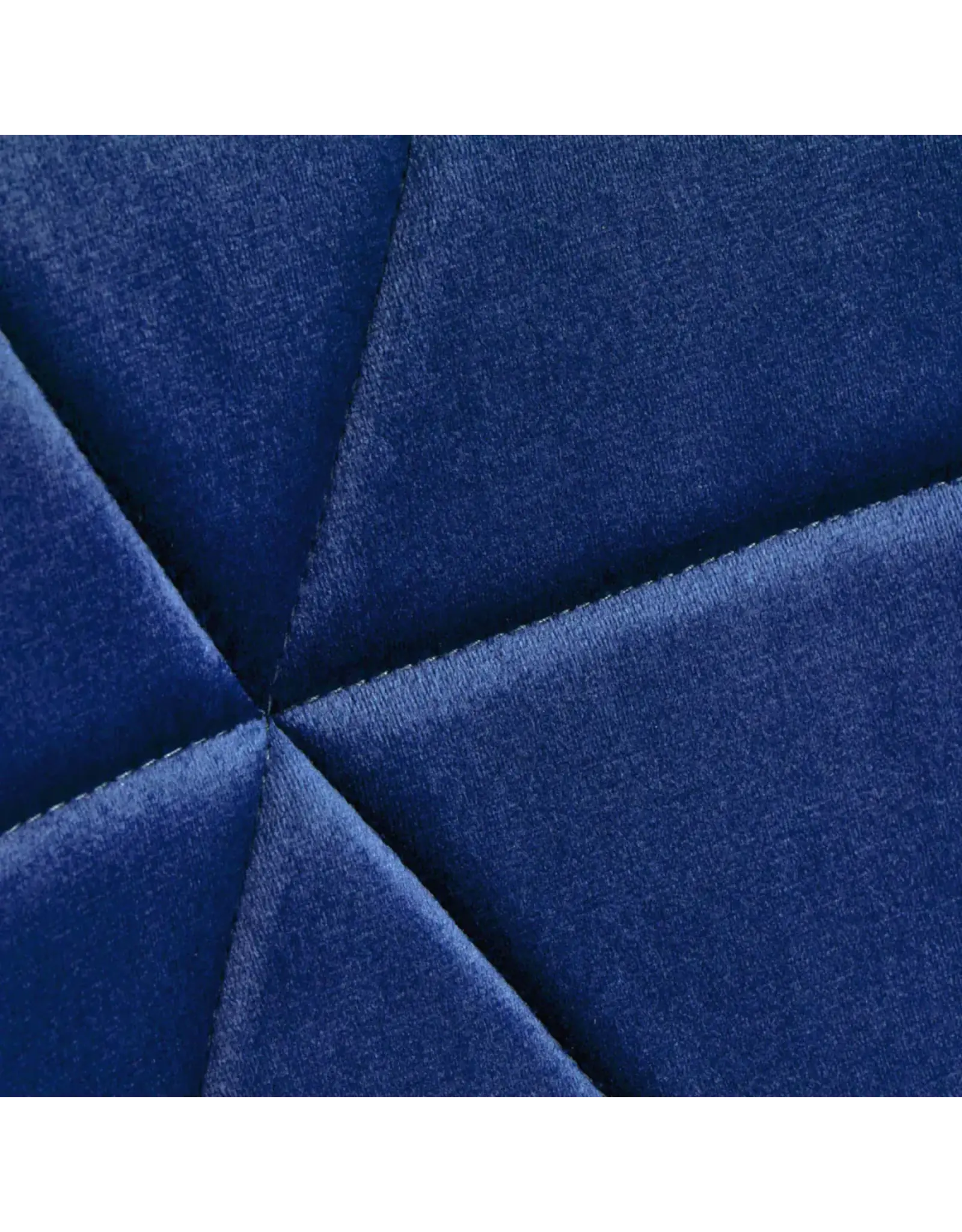 Mega Beauty Shop® Stoel LUX Blauw Fluweel