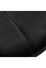 Mega Beauty Shop® Stoel LUX Zwart Fluweel