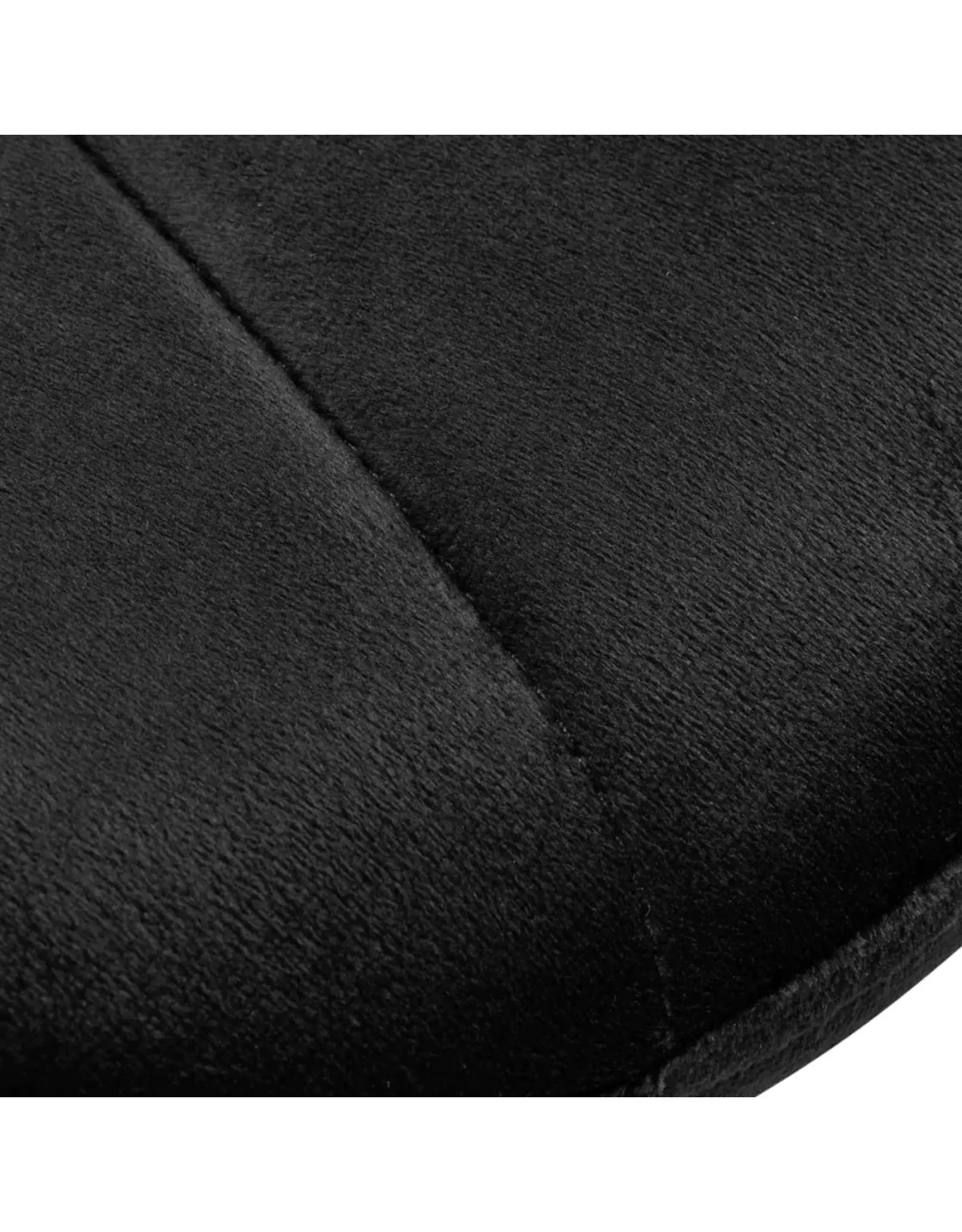 Mega Beauty Shop® Stoel LUX Zwart Fluweel