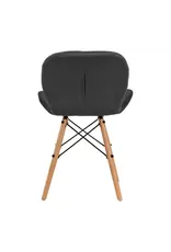 Mega Beauty Shop® Stoel LUX Grijs Fluweel