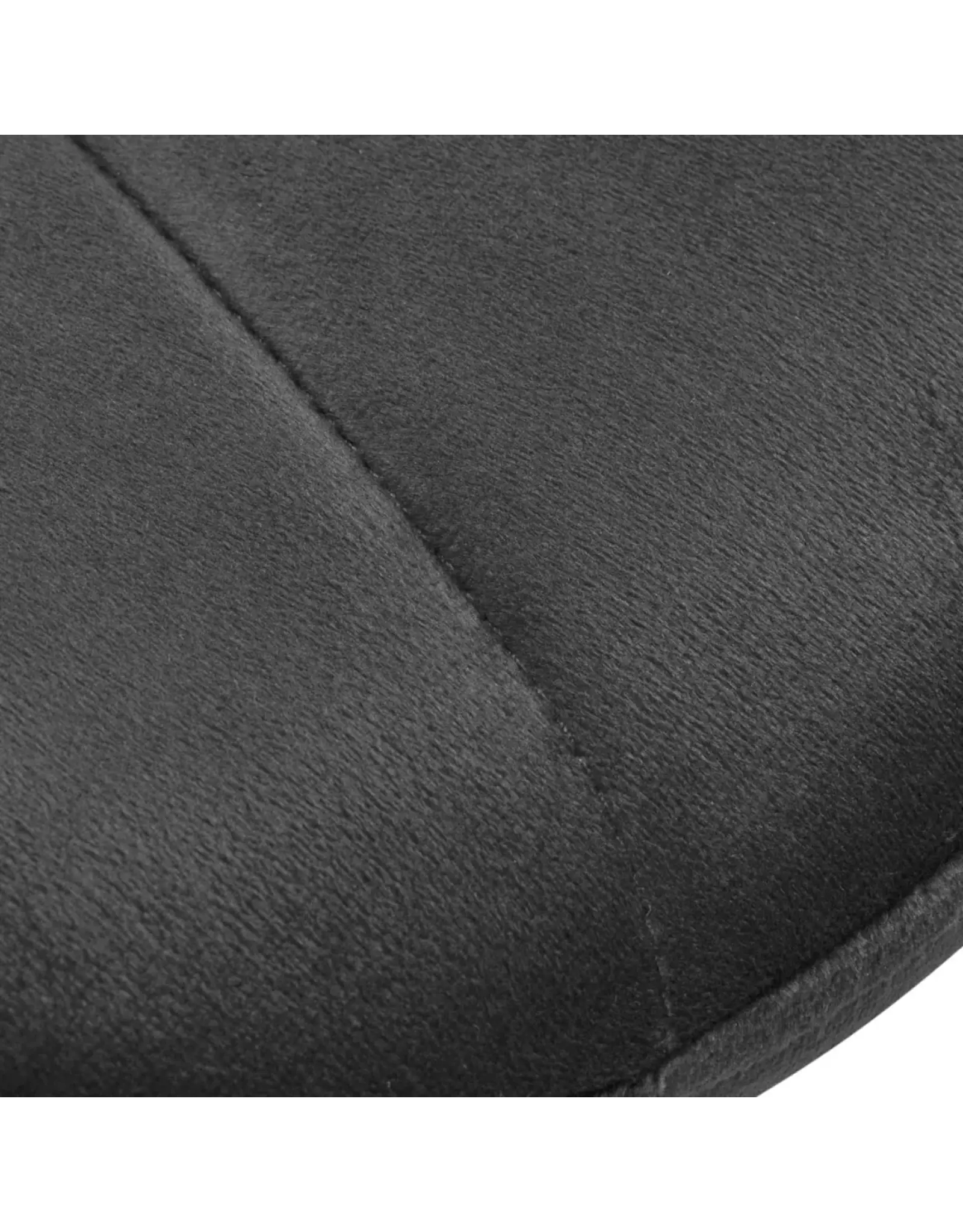 Mega Beauty Shop® Stoel LUX Grijs Fluweel