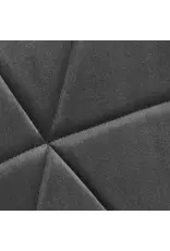 Mega Beauty Shop® Stoel LUX Grijs Fluweel